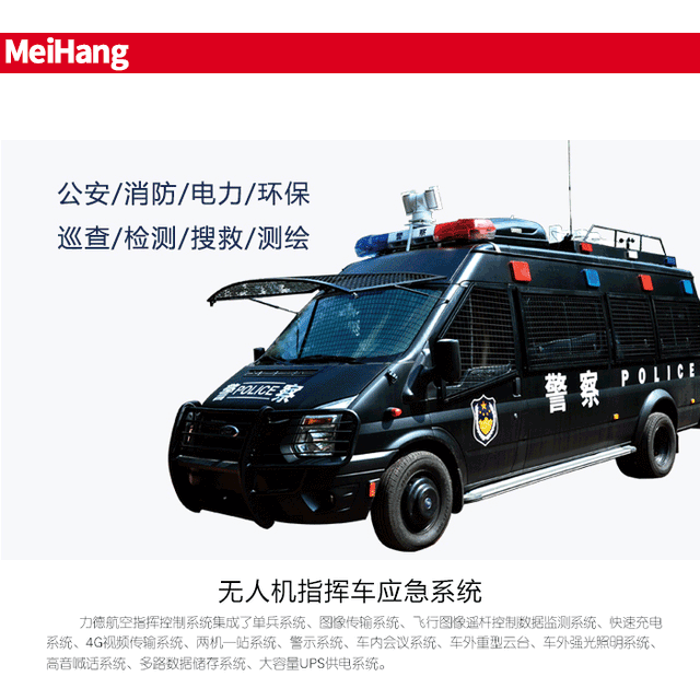 无人机指挥车应急系统